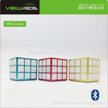 edison professional speaker magic cube bluetooth speaker with led